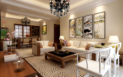 14套新中式風(fēng)格案例告訴你新中式電視背景墻怎么裝修